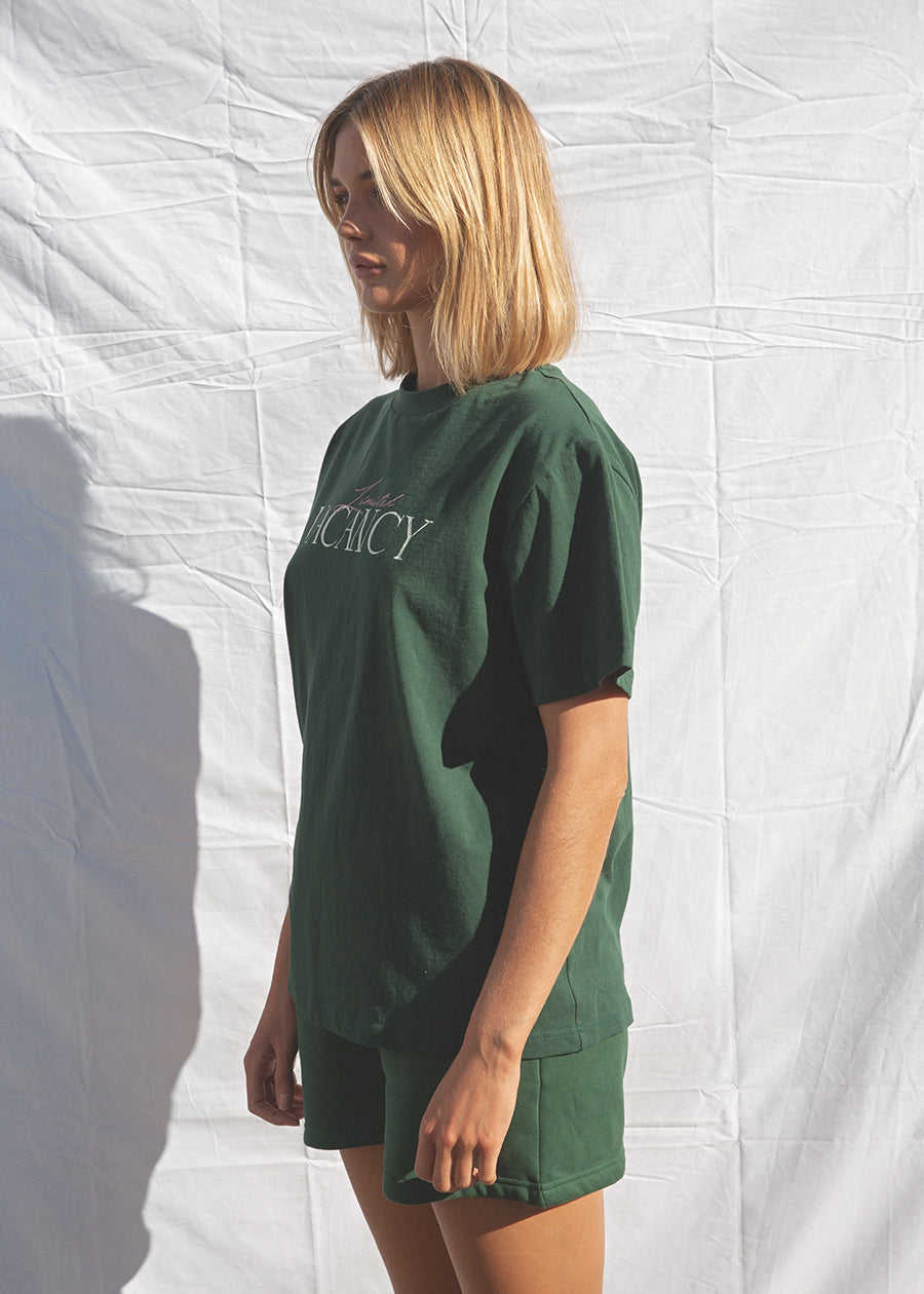 Late Checkout Tee - Forest Green