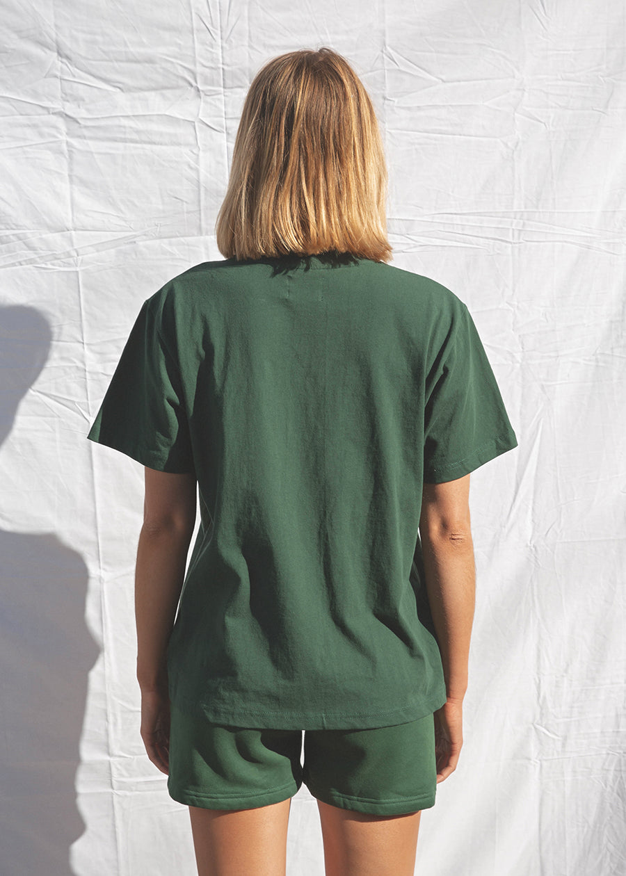 Late Checkout Tee - Forest Green